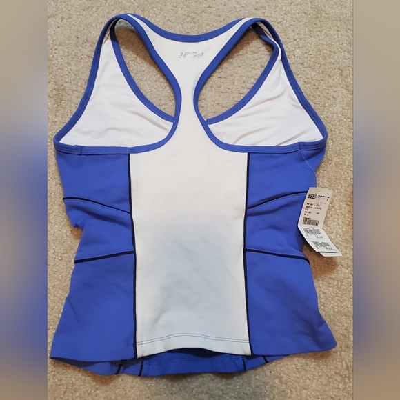 Performance Tank Top Blue NWT Bebe - Picture 2 of 3
